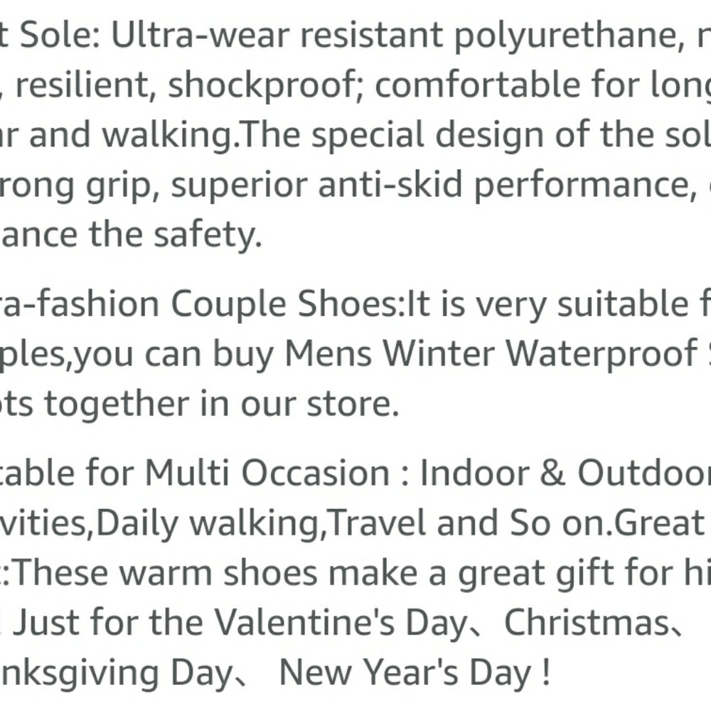 JOINFREE Winter Ankle Snow Boots - Picture 4 of 10